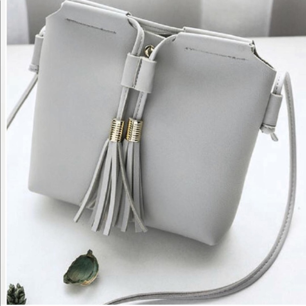 Small Gray Crossbody